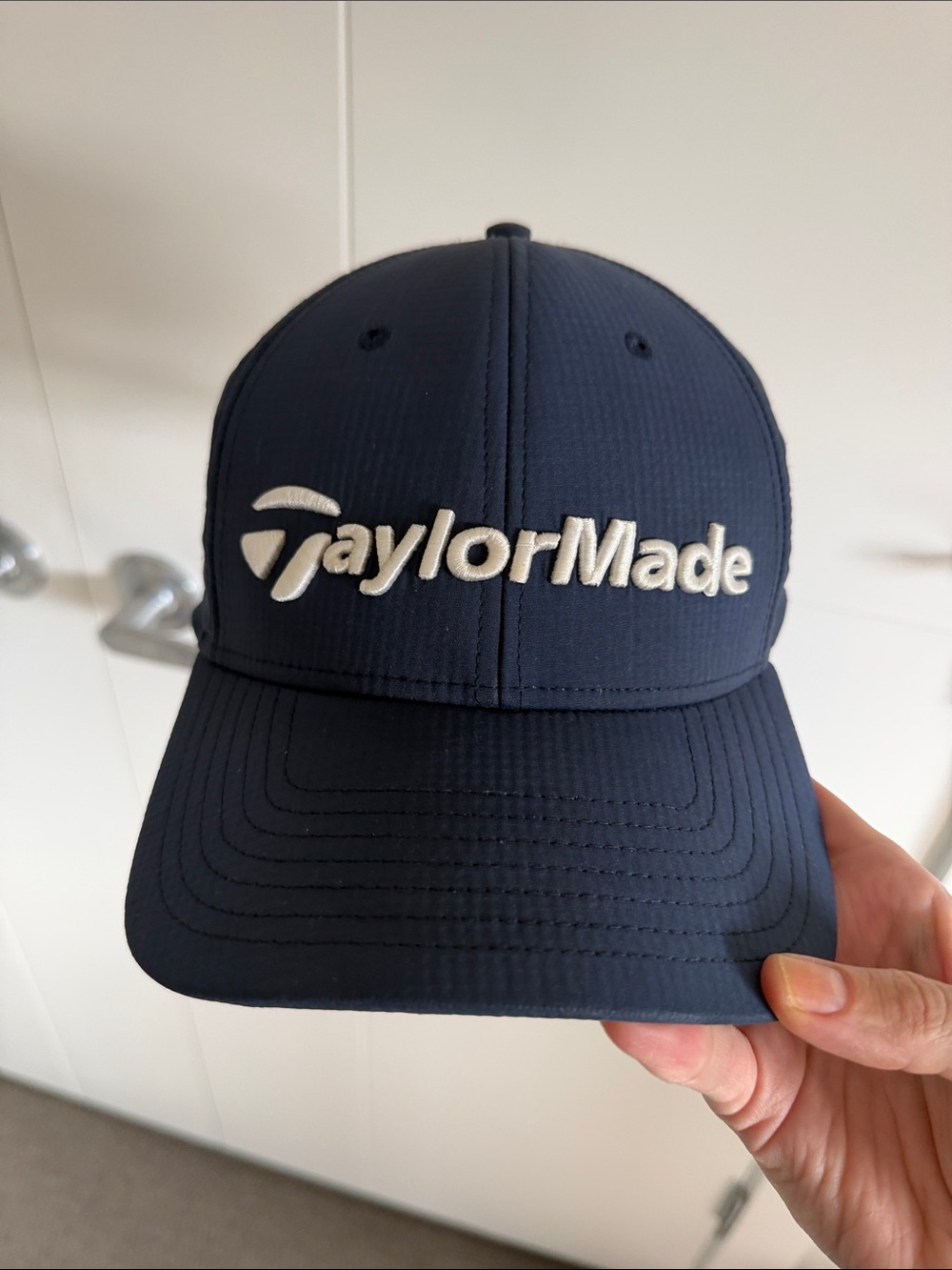 TaylorMade Navy Golf Hat with White Logo
